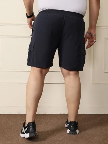 Image of Bigbanana Plus Size Men's Regular Fit Solid Shorts