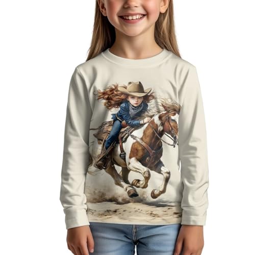 Image of Uourmeti Teens Girls Long Sleeve T Shirts Fall Outfits Boys Active Sportswear Running Tops