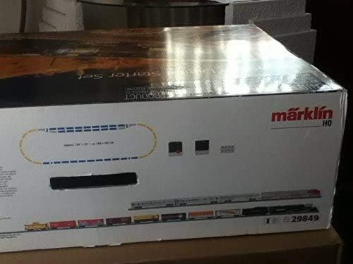 MARKLIN HO PREMIUM DIGITAL AMERICAN STARTER (2)TRAINS BIGGEST SET 29849 W/SOUNDS FUNT., U.P. BIG BOY+8 CARS+S.FE DIESELS EMD-F7+3 AL.COACHS+WIDE OVAL R3 W/SWITCHES+DIG.TRANSF.110V.+DIG.CONTROLS+ACCES.