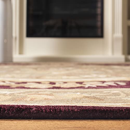 Tapete Safavieh Empire Collection 2'x3' Rojo Oscuro/Beige miniatura 4