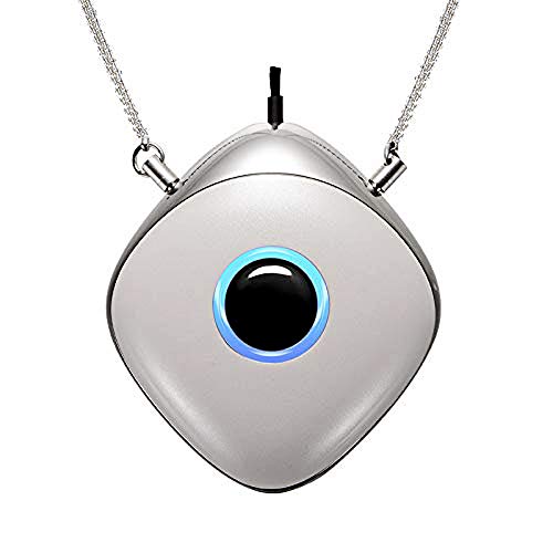 Uwellness Personal Mini Portable Air Purifier, Negative Ion Purifier, Necklace Wearable for Kids