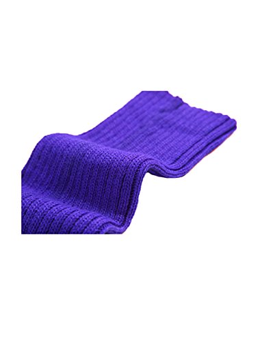 Image of uxcell Women's Knitted Design Solid Warm Thick Knee High Length Ribbed Leg Warmers