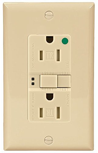 Cooper Wiring Devices TRSGFH15V GFCI TR HG Self Test Duplex 15A 125V IV