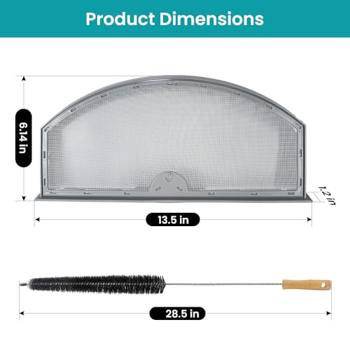 2-Pack-WE03X23881-Stainless-Steel-Dryer-Lint-Filter-Replacement-Compatible-with-GEHotpoint-GTD42EASJ2WW-GTD33EASK0WW-GTX22EASK0WW-GTD65GBSJ3WS-Dryer-Lint-Screen-TrapReplaces-AP6031713-PS11763056