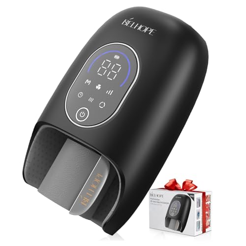 belhope Hand Massager with 9 Modes and 4 Heating Options for Hot and Cold Therapy Hand and Wrist...