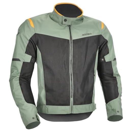 ACERBIS GIACCA CE RAMSEY VENTED 2.0 VERDE/GIALLO XXL