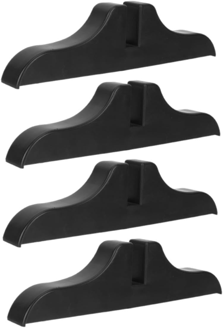 MAGICLULU 4pcs Room Divider Stabilizer Feet Black Base for Support and Stability No Tools Required for Home Office and