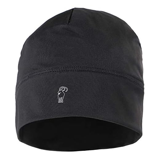 ALPIDEX Bonnet Course Running Cyclisme Homme Femme Doublure sous Casque Moto Velo Sport Taille Unique, Couleur:Black