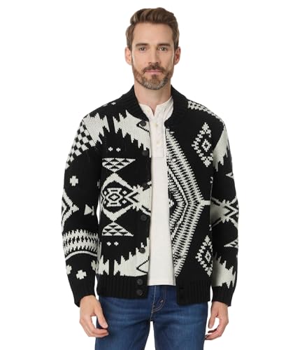 Pendleton Men's Patchwork Icons Bomber Cardigan
