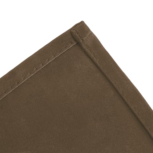 Image of LEMOMO Brown Thermal Blackout Curtains /42 x 95 Inch /Set of 2 Panels Room Darkening Curtains for Bedroom