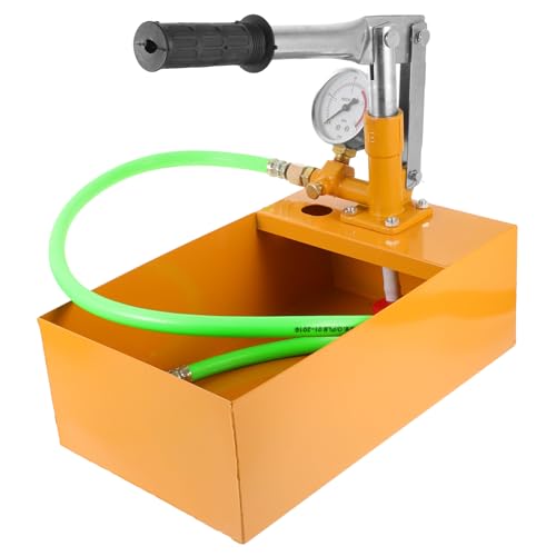 CIYODO Test Pump Leak Detection Tools High Pressure Pump Hydraulic Testing Tool Hand Pump Test Tool Water Pump Hydraulic Pressure Pressure Gauge Pipe Tool Water Pressure Tester
