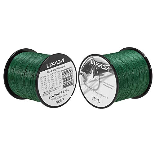 Linha de pesca, Andoer 500m Braided Fishing Line 4 Strands Multifilament PE Fishing Wire Fio de pesc