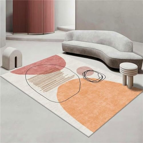Tapis de salon géométrique 120x170cm résistant grands chiens - 2