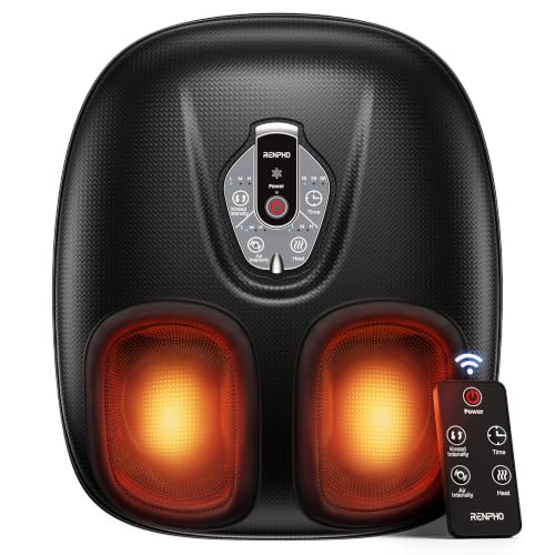 RENPHO Foot Massager with Heat, Birthday Gifts for Women, FSA Eligible HSA - Detailed View