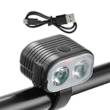 Fahrradlicht, LED, wasserdicht, Fahrradlicht, wasserdicht, Zubehör für Nachtfahrten...