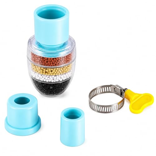 Image of MAKBRO 6 Layer Tap filter Multilayer | Activated Carbon Faucet Water Filters Universal Interface Home Kitchen Faucet Tap Water Clean Purifier Filter Cartridge Five Layer Water Filter-Pack of 1