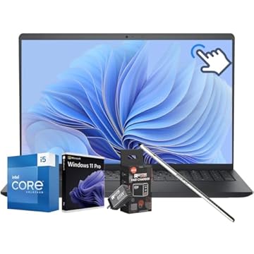 DELL Notebook Inspiron Touchscreen, computador FHD de 15,6 polegadas para negócios e estudantes, Intel i5-1155G7 (Beats i7-1165G7), 32 GB de RAM, SSD de 1 TB, webcam, teclado numérico, com carregador