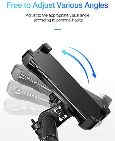 alfoem Bike Phone Mount Universal 360° Rotation Bicycle Motorcycle Cell Phone Holder for 4.0-7.0 inch Smartphone