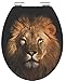 Produktbild SCHÜTTE 80547 HG MDF-Holzkern High Gloss WC-Sitz LION mit Absenkautomatik, Motiv