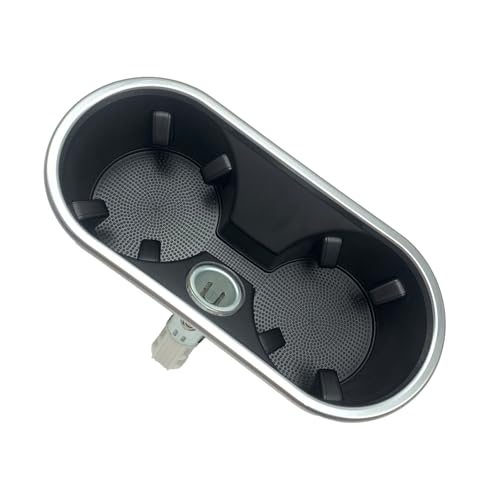 Portavasos para consola Porsche Cayenne 2011-2018 negro miniatura 3