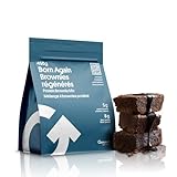 GroundUp Born Again Protein Brownie Mix - High Protein, High Fiber, Less Carbs, Vegan-Friendly...