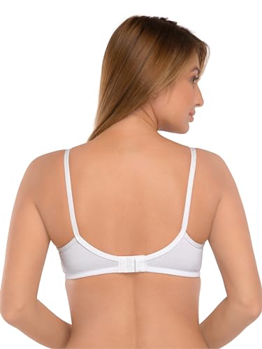 Image of DAISY DEE Women's Girls Cotton Non-Padded Wirefree Seamless Full Coverage Comfortfit Everyday Use T-Shirt Bra - NDSZN