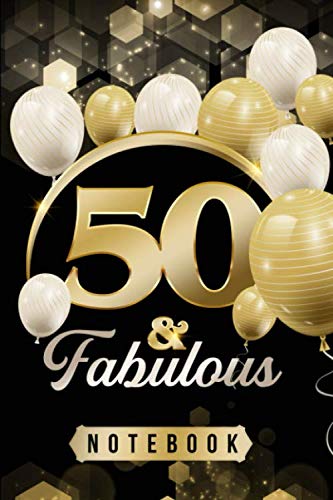 Happy 50th Birthday: Notebook, Diary, Logbook, Appreciation | Perfect Gift For 50 Year Old Friends | 6x9 - 120 Pages Lined Blank Journal