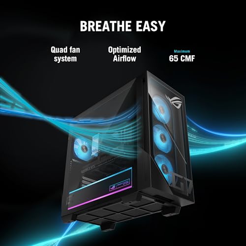 Image of ASUS ROG G700 (2026) Gaming Desktop PC, Intel Core Ultra 7 265KF Processor, NVIDIA GeForce RTX 5070, 1TB M.2 NVMe PCIe 4 SSD, 32GB DDR5 RAM, Windows 11 Home, G700TF-AB776