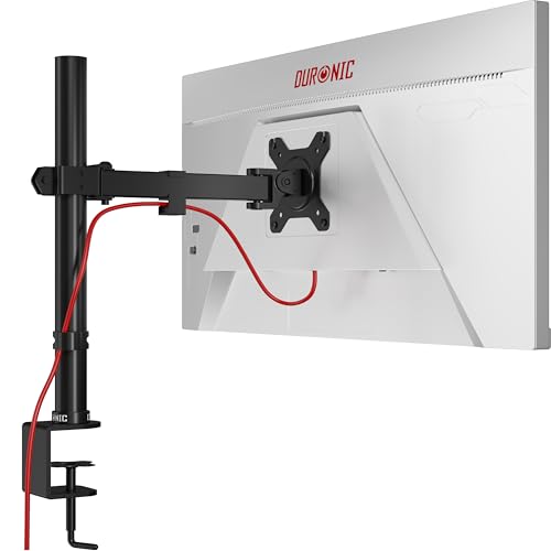 Brazo para monitor Duronic DM151X2 ajustable en altura de 40cm y cabezal VESA inclinable