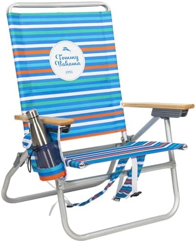 Tommy Bahama 4-Position Extended seat Height Easy in-Easy Out Folding Backpack