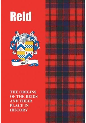 Lang Syne Products - Libro de datos de historia de tartán escocés Crest - Reid