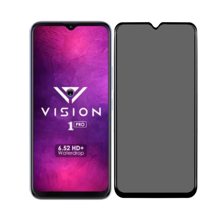 Tele Shield Premium Privacy Tempered Glass Screen Protector for Itel Vision 1 Pro - TS-PRC-Q5