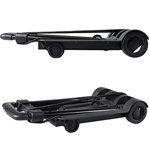 Image of Stainless Steel Shopping Trolleys,Collapsible Trolley With Wheels,Folding Trolley Cart Heavy Duty,Foldable Trolly Shopping Bag On Wheels,Portable Sack Barrows Moving Luggage Trolley