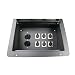 Elite Core FBL6 Recessed Floor 6 XLRF + Duplex AC with Back Box