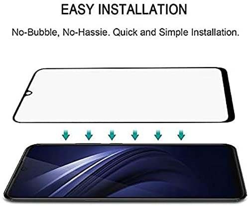 Image of ZARALA Tempered Glass Screen Protector Compatible for (Black) with Edge to Edge Coverage and Easy Installation kit (iQOO Z3 5G)