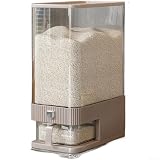 5 kg versiegelter Aufbewahrungsbehälter für Reis und trockene Waren mit staubdichtem, feuchtigkeitsbeständigem Design und einfacher Bedienung (grau)
