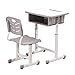 LILIS Bureau Enfant Garcon 60 X 45 X (67,5 à 76) cm réglable Bureau d'études for Enfants étudiants Enfants Bureau et chaises avec Un Crayon sous Convient (Color : Gray)