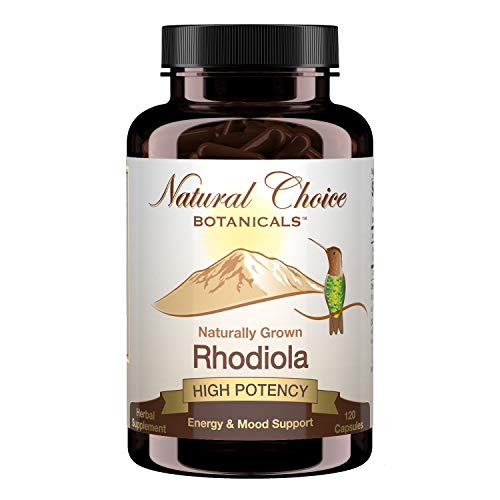 Rhodiola Rosea Extract (3% Rosavins) Supplement - 120 Capsules, 4 Month Supply