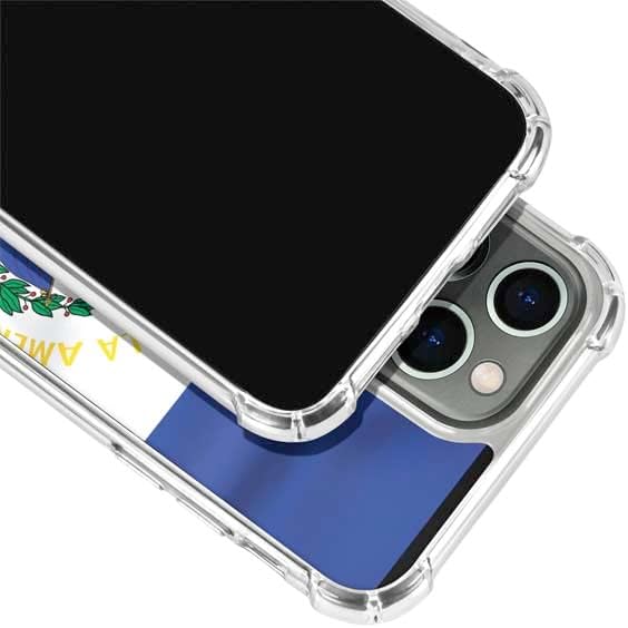 Skinit Clear Phone Case Compatible with iPhone 14 Pro Max - El Salvador Flag Design