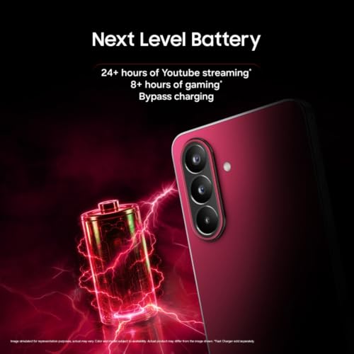 Image of Samsung Galaxy M47 5G (Blaze Blue, 8GB RAM, 128GB Storage) | Powerful Snapdragon Processor | Fast LPDDR5x RAM, UFS 3.1 Storage | Gorilla Glass Victus Care Services