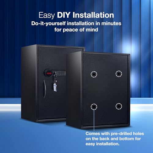 Image of Ozone 95.4 Litres Digital Safe Locker for Home and Office - Digital Lock 1-Way Unlocking Password | Size 650H x 440W x 405D mm | Weight 34.7 kg | 2-Year Warranty