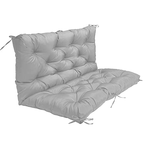 Coussins de banc d'extérieur avec dossier antidérapants pour assise 2/3 places