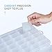 FSC Lighting Jewelry Storage Box,Storage Container Boxes with Adjustable 36 Grid Dividers/Organizer Storage Container ¡­