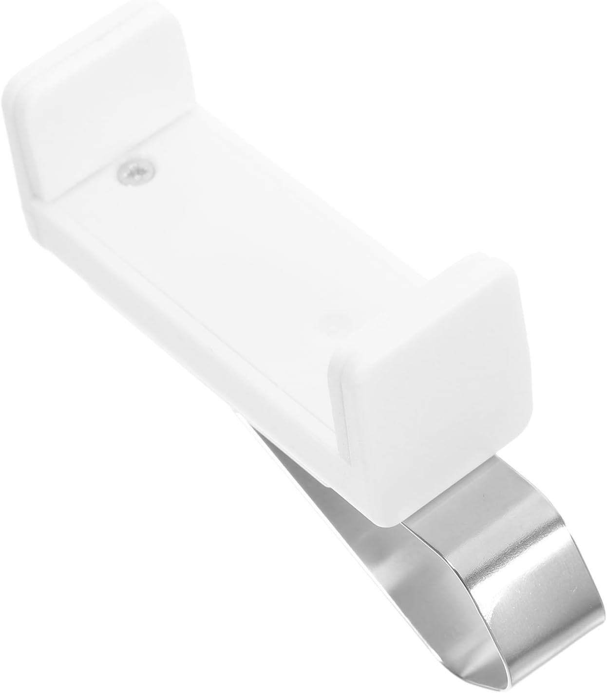 Sun Visor Clip for Car Garage Remote Holder White Abs Stainless Steel