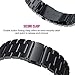 KOREDA Compatible with Samsung Gear S2 Bands Sets, 2 Pack Stainless Steel Metal Band + Mesh Loop Replacement Bracelet Strap for Gear S2 Sport Smart Watch SM-R720/R730 (2 Pack Black)