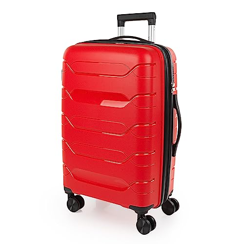 Itaca - Maletas Medianas - Maleta Mediana 4 Ruedas, Maleta Viaje Mediana, Maletas De Viaje. Maletas De Viaje Grandes 23 Kilos. Candado Con Combinacion Tsa 760260, Carmesí Itaca - Maletas Medianas - Maleta Mediana 4 Ruedas, Maleta Viaje Mediana, Maletas De Viaje. Maletas De Viaje Grandes 23 Kilos. Candado Con Combinacion Tsa 760260, Carmesí