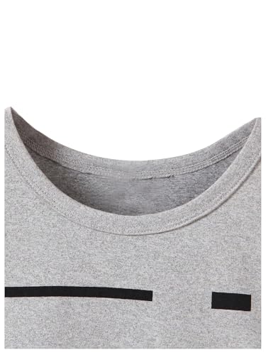 SweatyRocks Boy's 2 Piece Outfits Striped Color Block Short Sleeve Tee Top and Shorts Clothing Set3