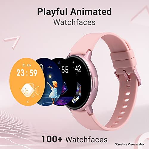 Image of Fastrack Reflex Play|1.3 inch AMOLED Display Smart Watch with AOD|Premium Metallic Body|Animated Watchfaces|in-Built Games|BP & Sleep Monitor|24x7 HRM|SpO2|Multiple Sports Modes|Upto 7 Day Battery|IP68