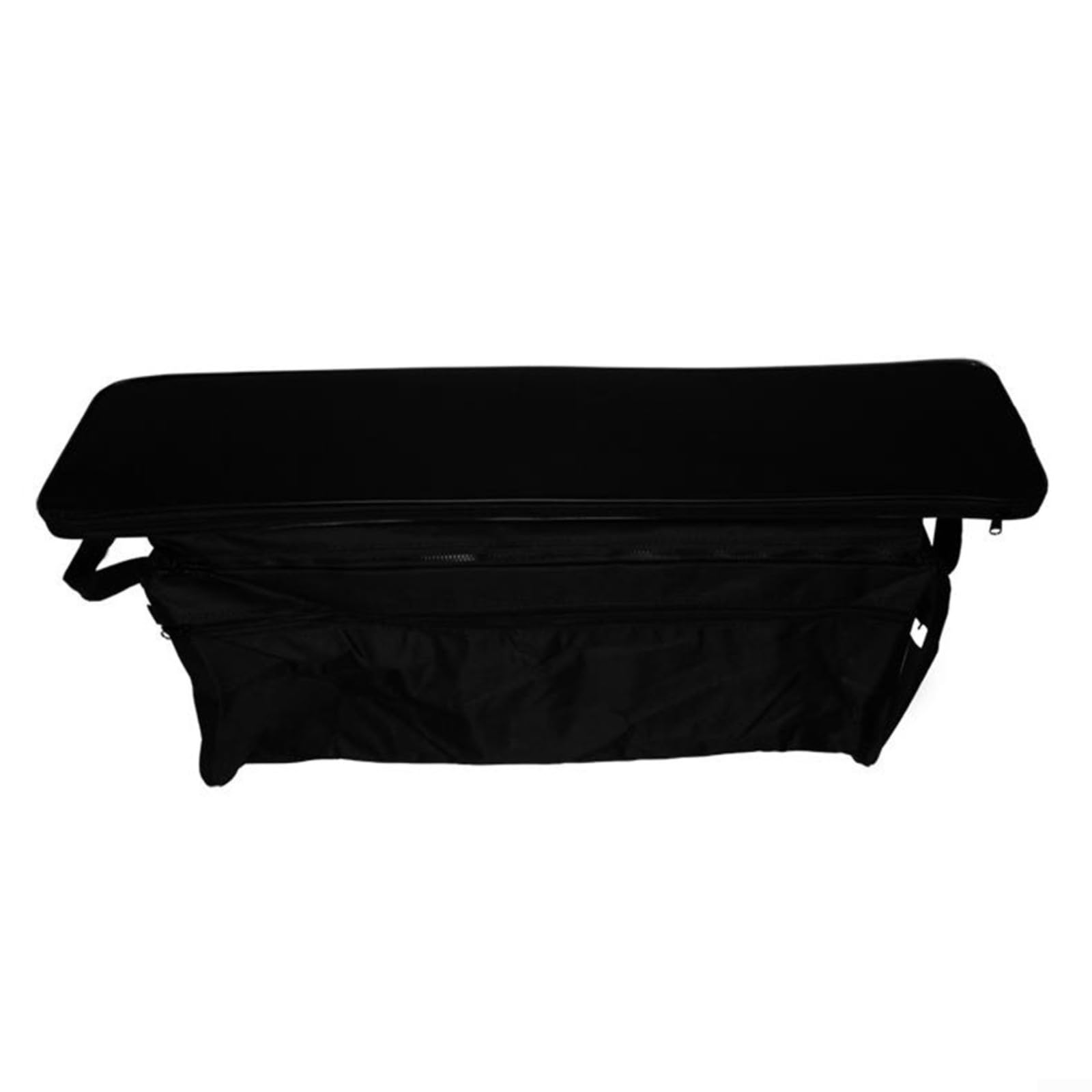 Coprisedile per panca, grande borsa portaoggetti in Oxford 420D, borsa portaoggetti, accessori per barche gonfiabili (grigio, 85 cm)