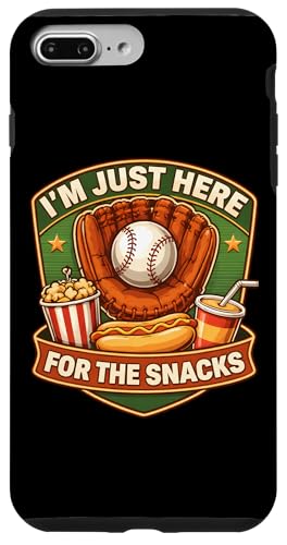 I'm Just Here For The Snacks �싅 ������ �t�@�� �ʔ��� �X�}�z�P�[�X iPhone 7 Plus/8 Plus �p